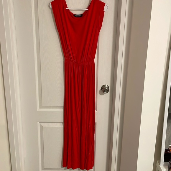 Dorothy Perkins Bright Red Cotton Dress US 2 - Picture 1 of 5